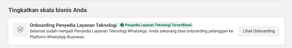 Meta Tech Provider Dashboard